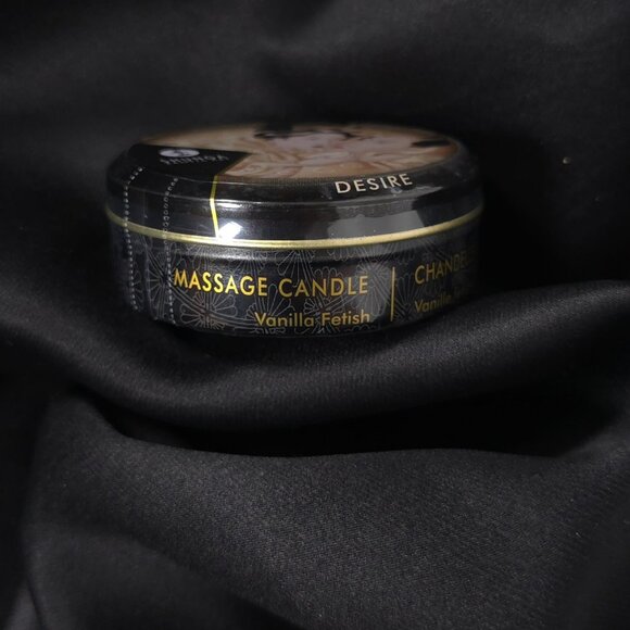 Mini Massage Candle Shunga Vanilla Soy Body Oil 1 oz Travel Size - Picture 6 of 8